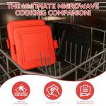 Red Microwave Sandwich Maker and Toast Panini Press