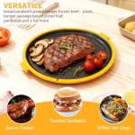 SIRUOO 5-in-1 Microwave Grill and Toast Maker