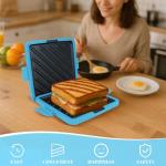 Microwave Sandwich Maker - 3-in-1 Toastie Press