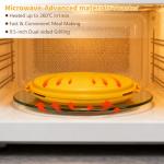SIRUOO 5-in-1 Microwave Grill and Toast Maker