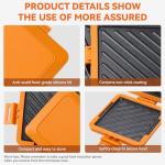 Microwave Toastie Sandwich Maker with Nonstick Plate