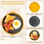 SIRUOO 5-in-1 Microwave Grill and Toast Maker