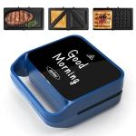 Sunvivi Electric 3-in-1 Sandwich and Waffle Maker