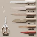 Astercook 13-Piece Stainless Steel Knife Set