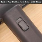 UVFAST Mini Sandwich Maker with Removable Plates