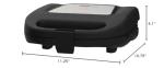 Hamilton Beach Electric Sandwich Maker with Nonstick Plates