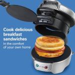 Hamilton Beach Breakfast Sandwich Maker with Egg Ring