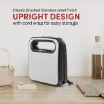 Elite Gourmet Stainless Steel Panini Maker 750 Watts