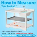 Winisok Waterproof Silicone Under Sink Mat 34"x22