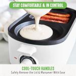 GreenLife 3-in-1 Breakfast Maker with Nonstick Griddles