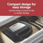 Hamilton Beach Electric Sandwich Maker with Nonstick Plates