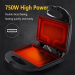 Aigostar Non-Stick Sandwich Maker and Electric Grill