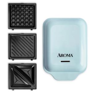 Aroma 3-in-1 Panini Press and Waffle Maker