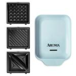 Aroma 3-in-1 Panini Press and Waffle Maker