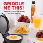 DASH Mini Maker Electric Round Griddle - Aqua