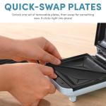 Aroma 3-in-1 Panini Press and Waffle Maker