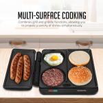 OVENTE 1000W Sandwich and Hamburger Maker