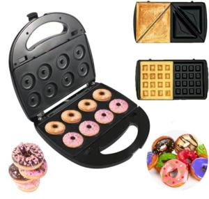KOLENSA 3-in-1 Donut and Waffle Maker