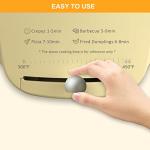 Bear 11.8'' Electric Smokeless Indoor Grill & Quesadilla Maker