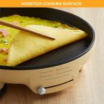 Bear 11.8'' Electric Smokeless Indoor Grill & Quesadilla Maker