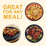 Bear 11.8'' Electric Smokeless Indoor Grill & Quesadilla Maker