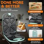 Breakfast Sandwich Maker for Paninis and Eggs