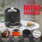 Double Mini Pancake and Arepa Maker Machine