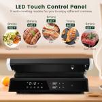 ARLIME 3-in-1 Electric Panini Grill Press