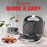 Double Mini Pancake and Arepa Maker Machine