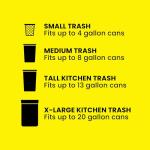 Glad 13 Gallon Odorshield Kitchen Trash Bags, 110 Count