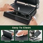 ARLIME 3-in-1 Electric Panini Grill Press