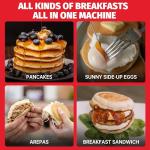 Double Mini Pancake and Arepa Maker Machine