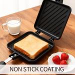 Nonstick Panini Maker for Home and Camping