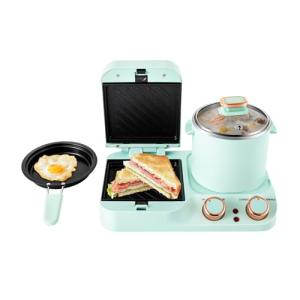3-in-1 Electric Breakfast Station and Toaster