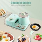 3-in-1 Electric Breakfast Station and Toaster