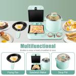 3-in-1 Electric Breakfast Station and Toaster