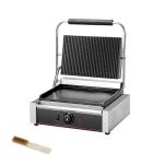 Large Electric Panini Grill with Ribbed Plates