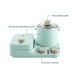 3-in-1 Mini Breakfast Maker with Toaster and Frying Pan