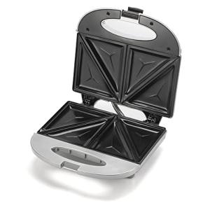 ZENITH Electric Indoor Sandwich Grill Maker, Platinum