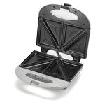 ZENITH Electric Indoor Sandwich Grill Maker, Platinum