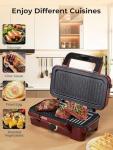 3-in-1 Sandwich and Waffle Maker, 1200W
