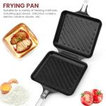Double-Sided Non-Stick Panini Maker with Handle