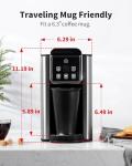 KIDISLE Single Serve Hot & Iced Coffee Maker