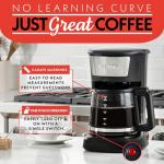 Gourmia 12 Cup One-Touch Coffee Maker