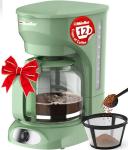 MUELLER HOME 12-Cup Green Coffee Maker with Carafe