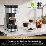 CHULUX Single Serve Coffee Maker with 3 Brew Options