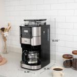 Gevi 10-Cup Coffee Maker with Burr Grinder