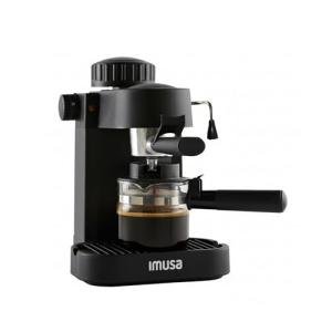 IMUSA 4-Cup Black Espresso and Cappuccino Maker