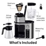 Braun 10-Cup Coffee Maker with Timer & Hot Water