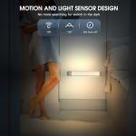 MCGOR Rechargeable Motion Sensor Under Cabinet Lights